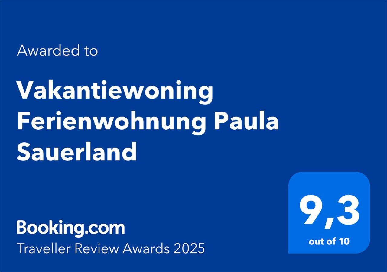 Vakantiewoning Ferienwohnung Paula Sauerland Schmallenberg Εξωτερικό φωτογραφία